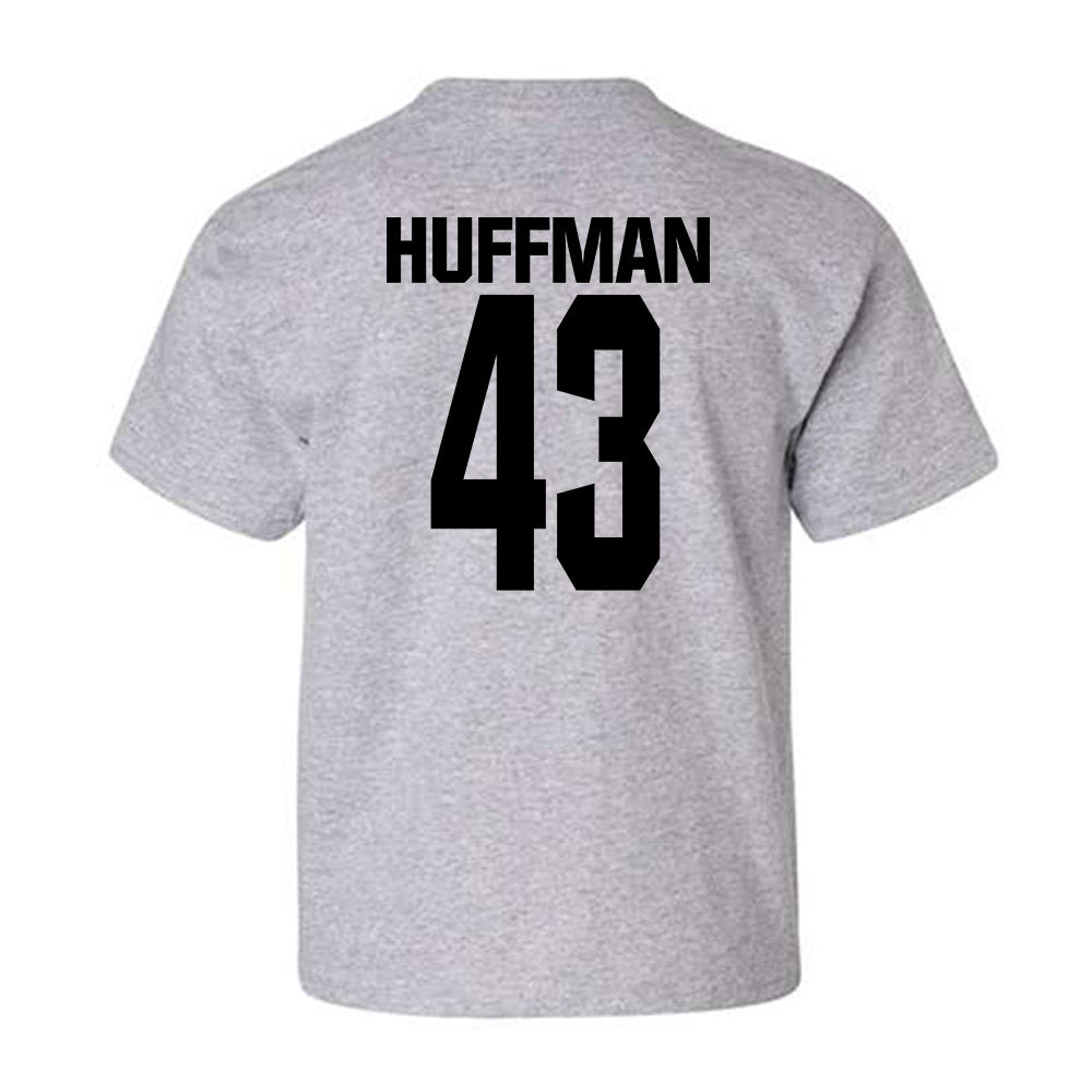 NC State - NCAA Football : Nathan Huffman - Classic Shersey Youth T-Shirt-1