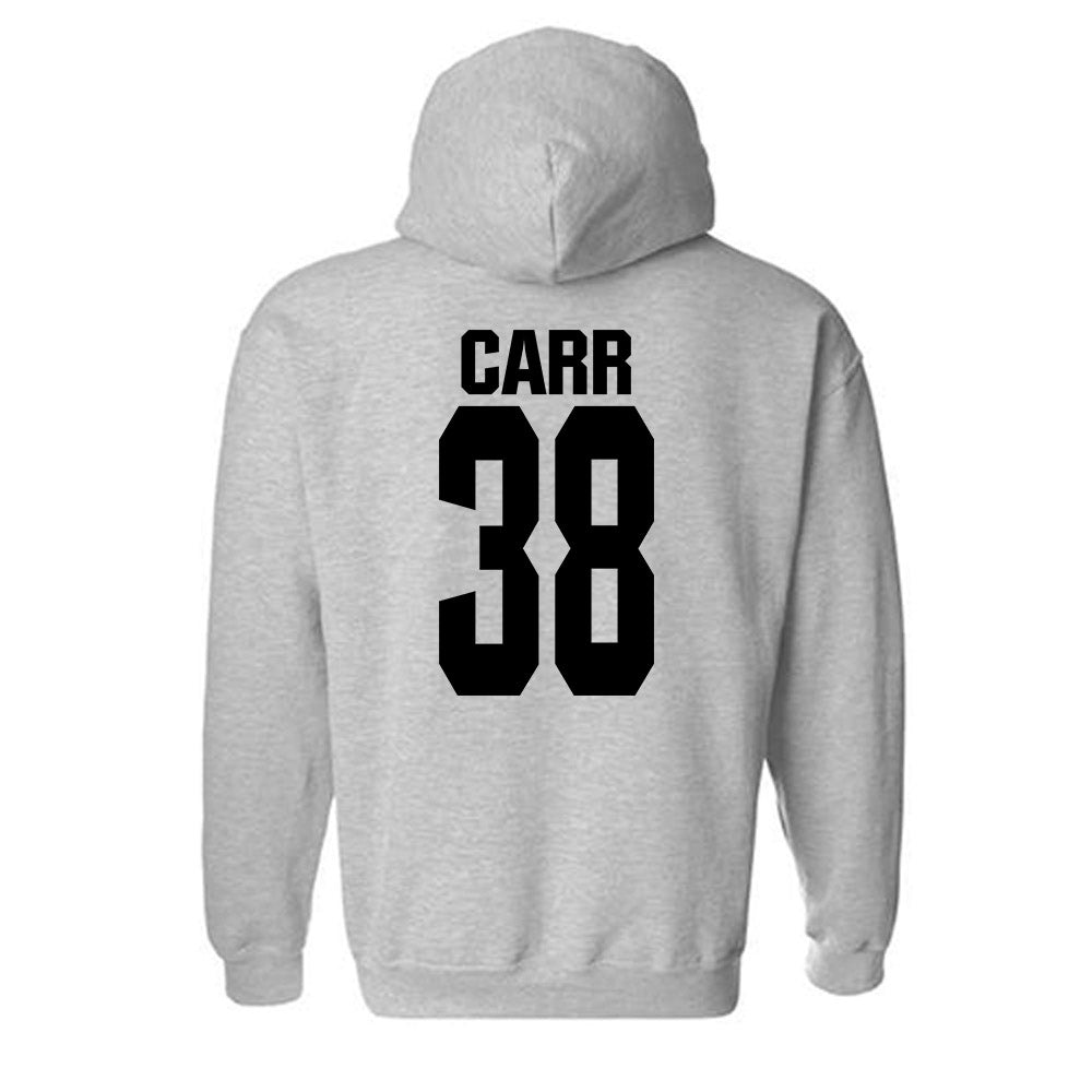NC State - NCAA Baseball : Landon Carr - Classic Shersey Hooded Sweatshirt-1