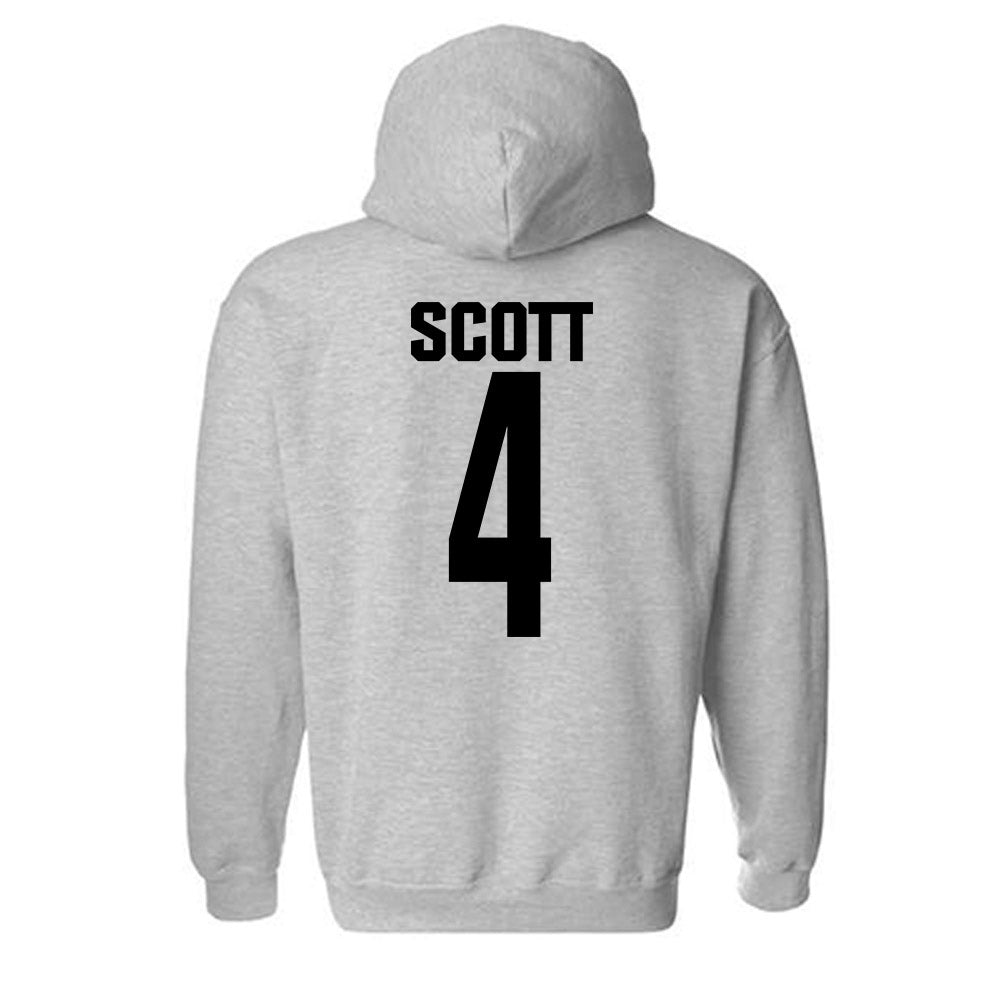 NC State - NCAA Football : Duke Scott - Classic Shersey Hooded Sweatshirt-1