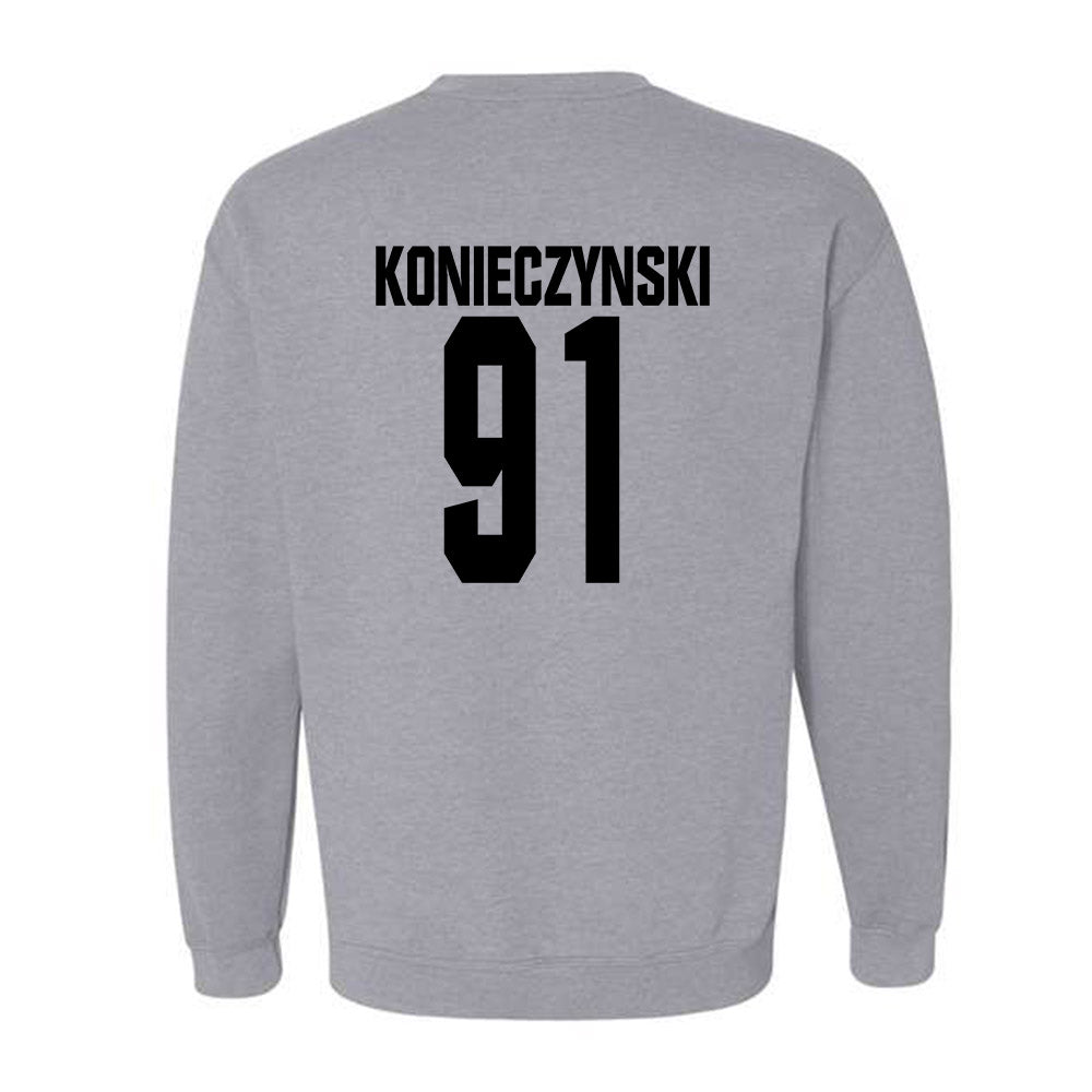 NC State - NCAA Football : Nick Konieczynski - Classic Shersey Crewneck Sweatshirt