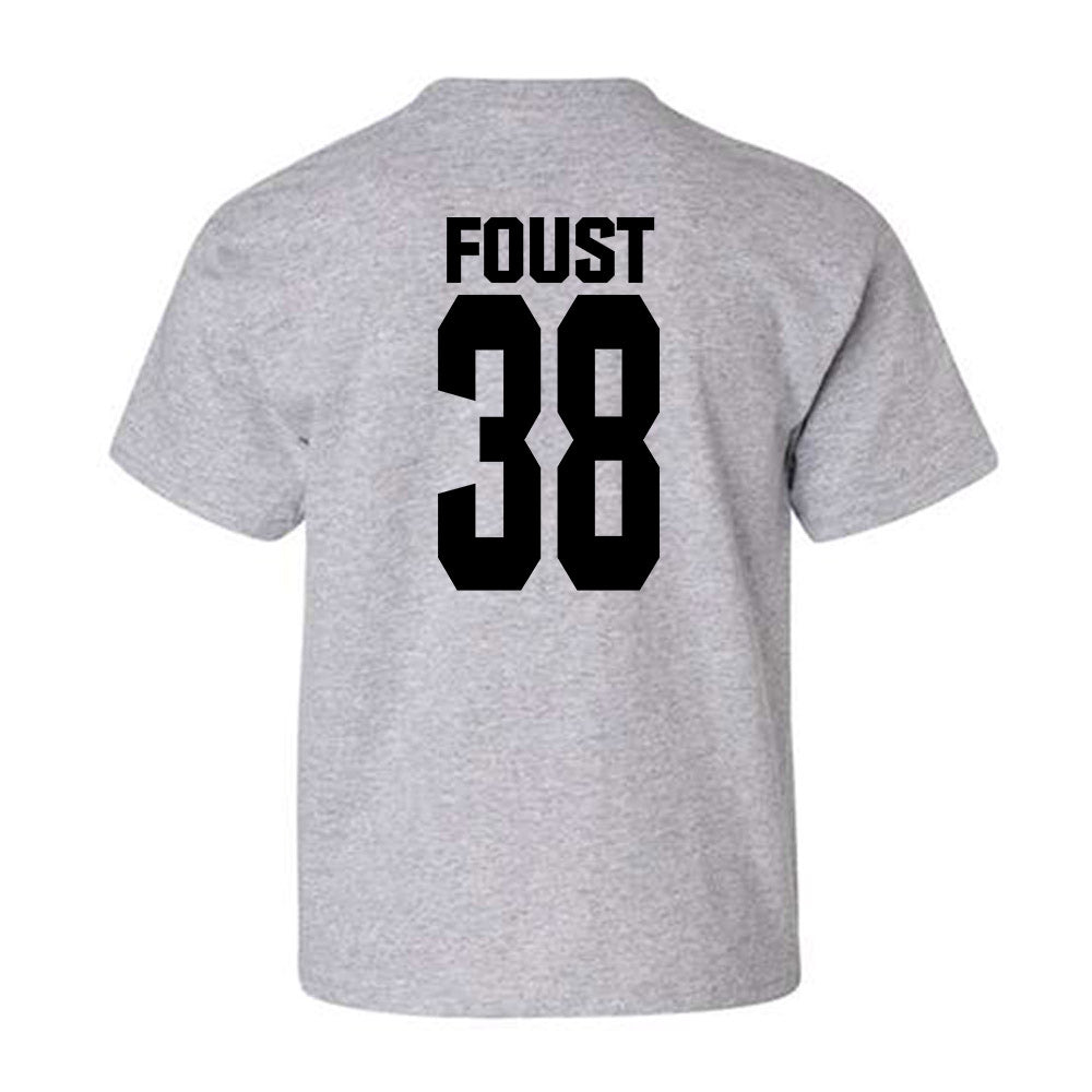 NC State - NCAA Football : Logan Foust - Classic Shersey Youth T-Shirt-1