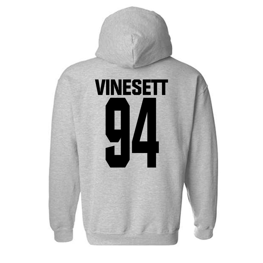 NC State - NCAA Football : Kanoah Vinesett - Classic Shersey Hooded Sweatshirt