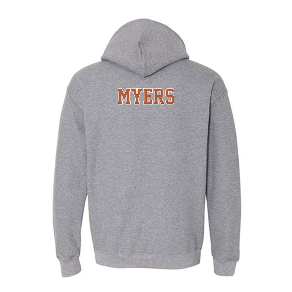 Texas - NCAA Women's Swimming & Diving : Ella Myers - Fashion Shersey Hooded Sweatshirt-1