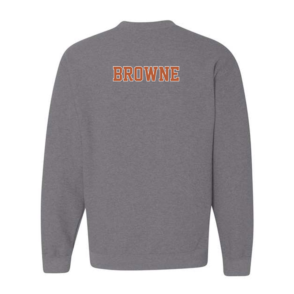 Texas - NCAA Women's Track & Field : Mackenize Browne - Fashion Shersey Crewneck Sweatshirt-1