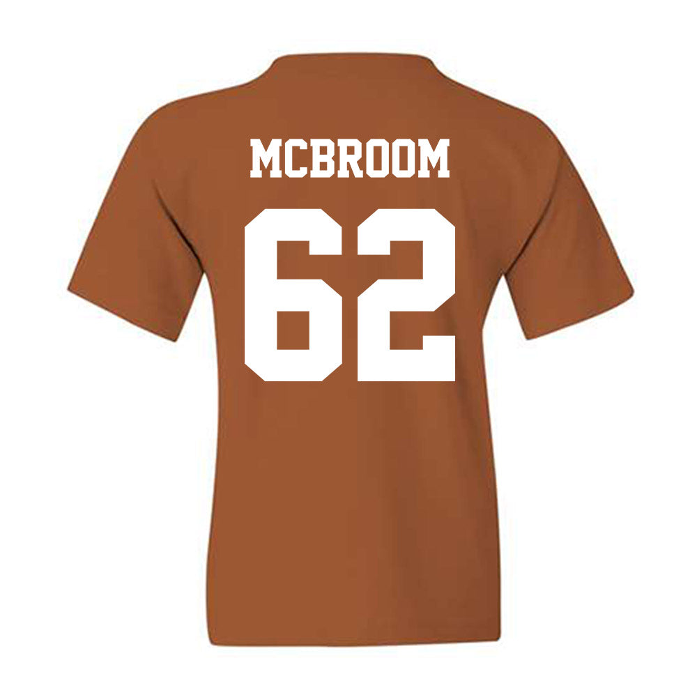 Texas - NCAA Football : Rick Mcbroom - Classic Shersey Youth T-Shirt-1