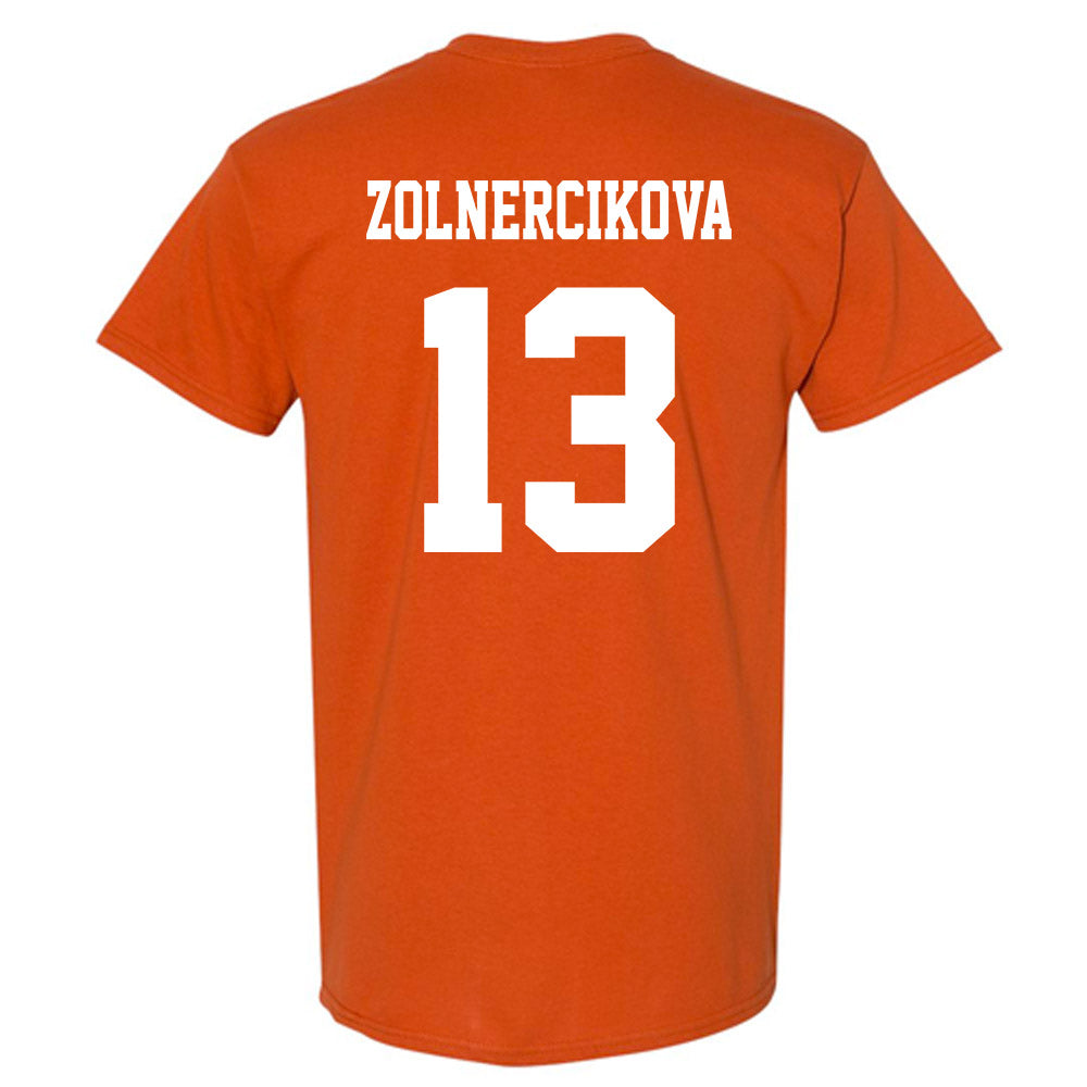Texas - NCAA Beach Volleyball : Karin Zolnercikova - Classic Shersey T-Shirt-1