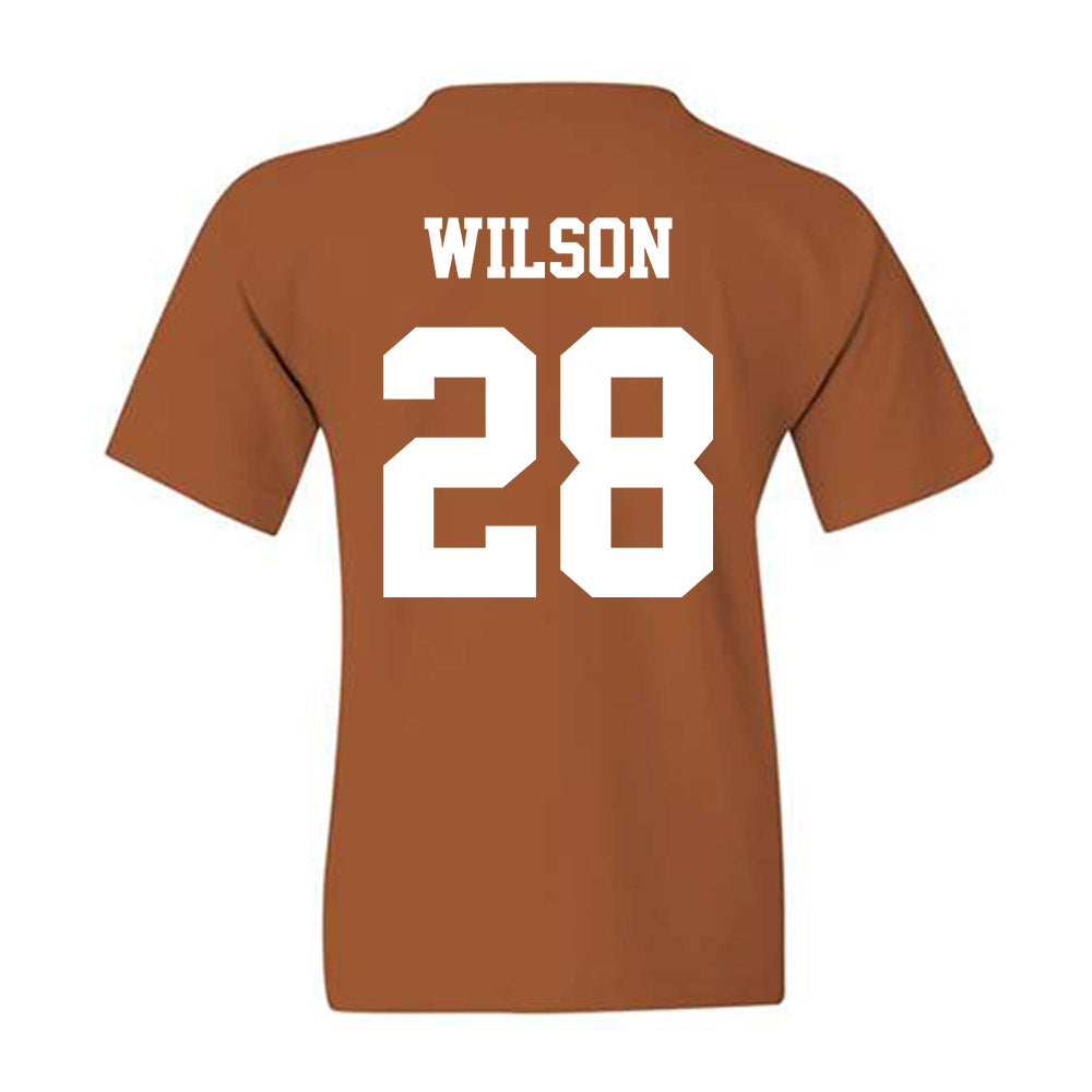 Texas - NCAA Football : Santana Wilson - Classic Shersey Youth T-Shirt-1