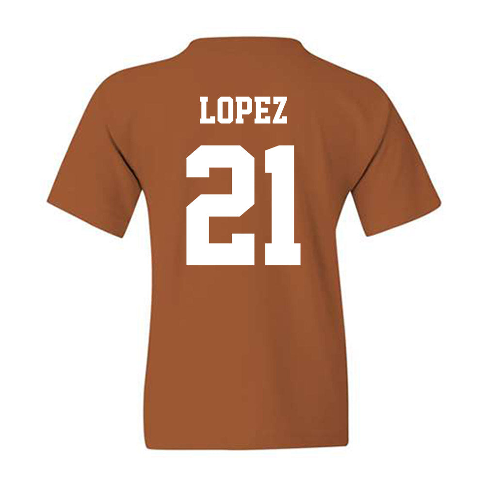 Texas - NCAA Women's Soccer : Antonette lopez - Classic Shersey Youth T-Shirt-1