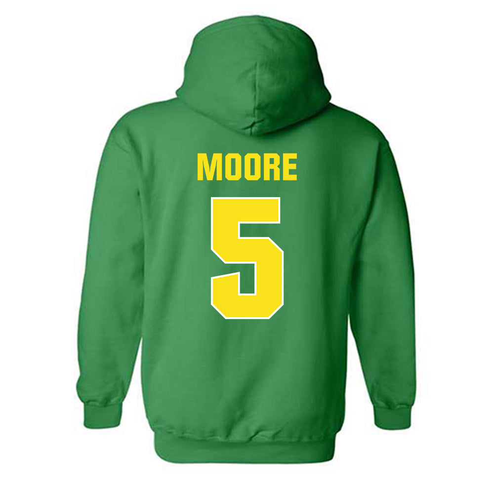 Oregon - NCAA Football : Dante Moore - Sports Shersey Hooded Sweatshirt-1