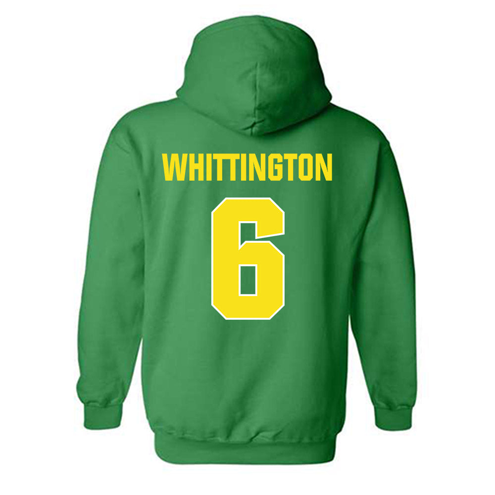 Oregon - NCAA Football : Noah Whittington - Sports Shersey Hooded Sweatshirt-1
