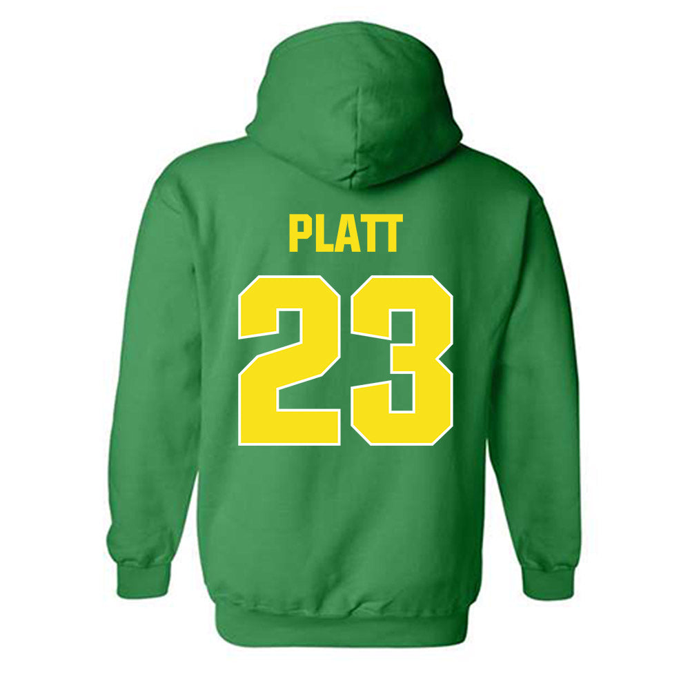 Oregon - NCAA Football : Brayden Platt - Sports Shersey Hooded Sweatshirt-1