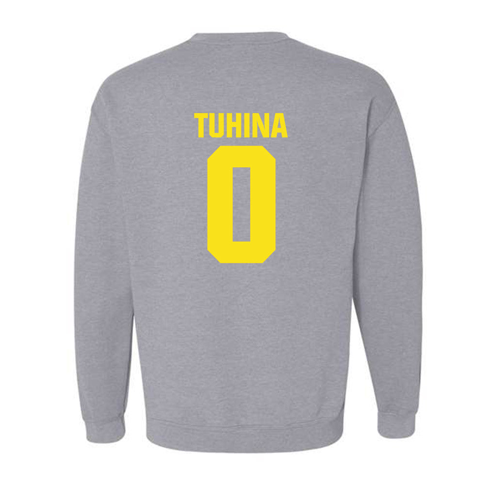 Oregon - NCAA Women's Basketball : Astera Tuhina - Sports Shersey Crewneck Sweatshirt-1