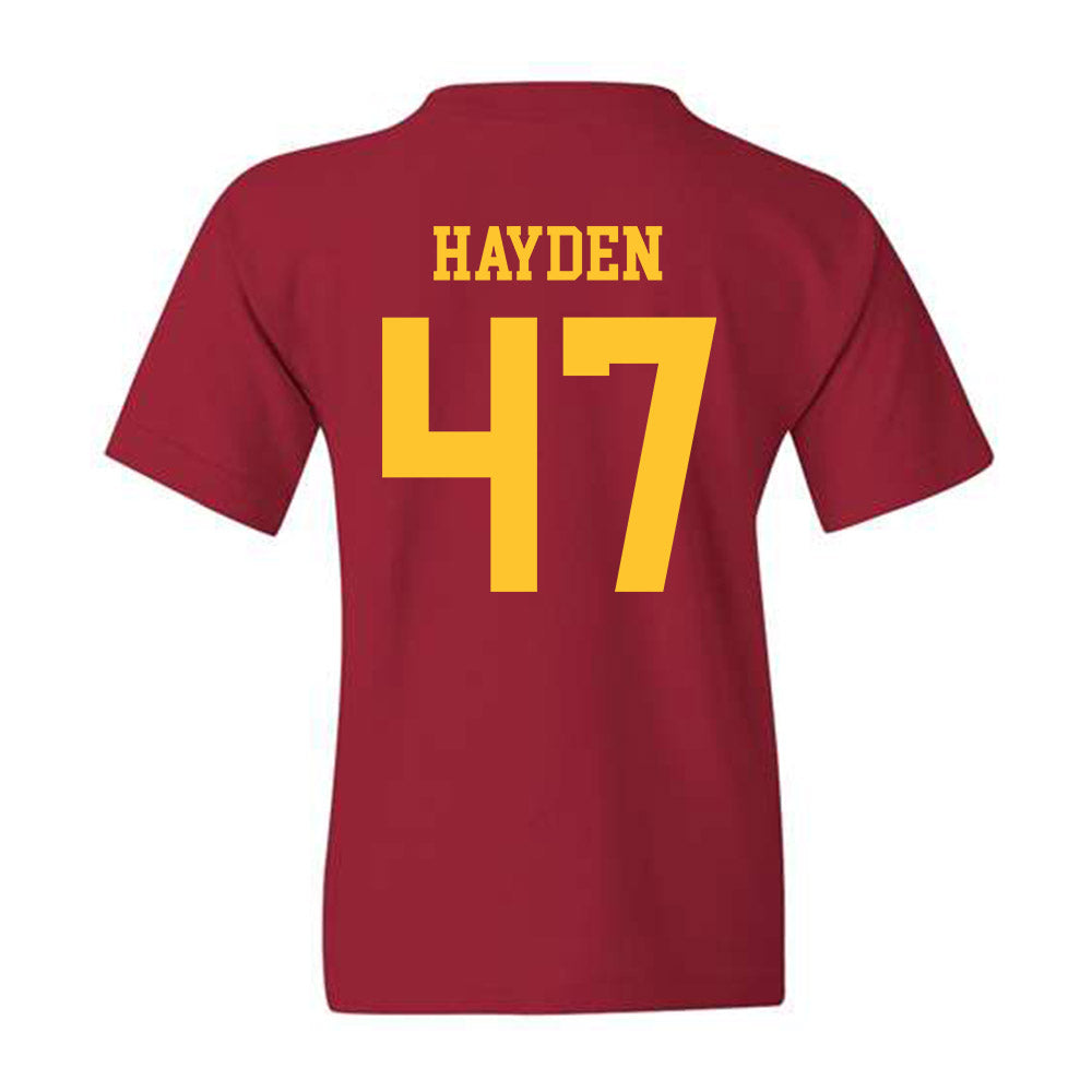 Iowa State - NCAA Football : CJ Hayden - Sports Shersey Youth T-Shirt