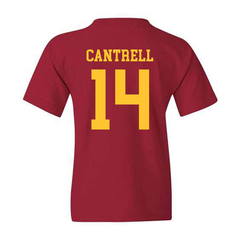 Iowa State - NCAA Football : Major Cantrell - Sports Shersey Youth T-Shirt