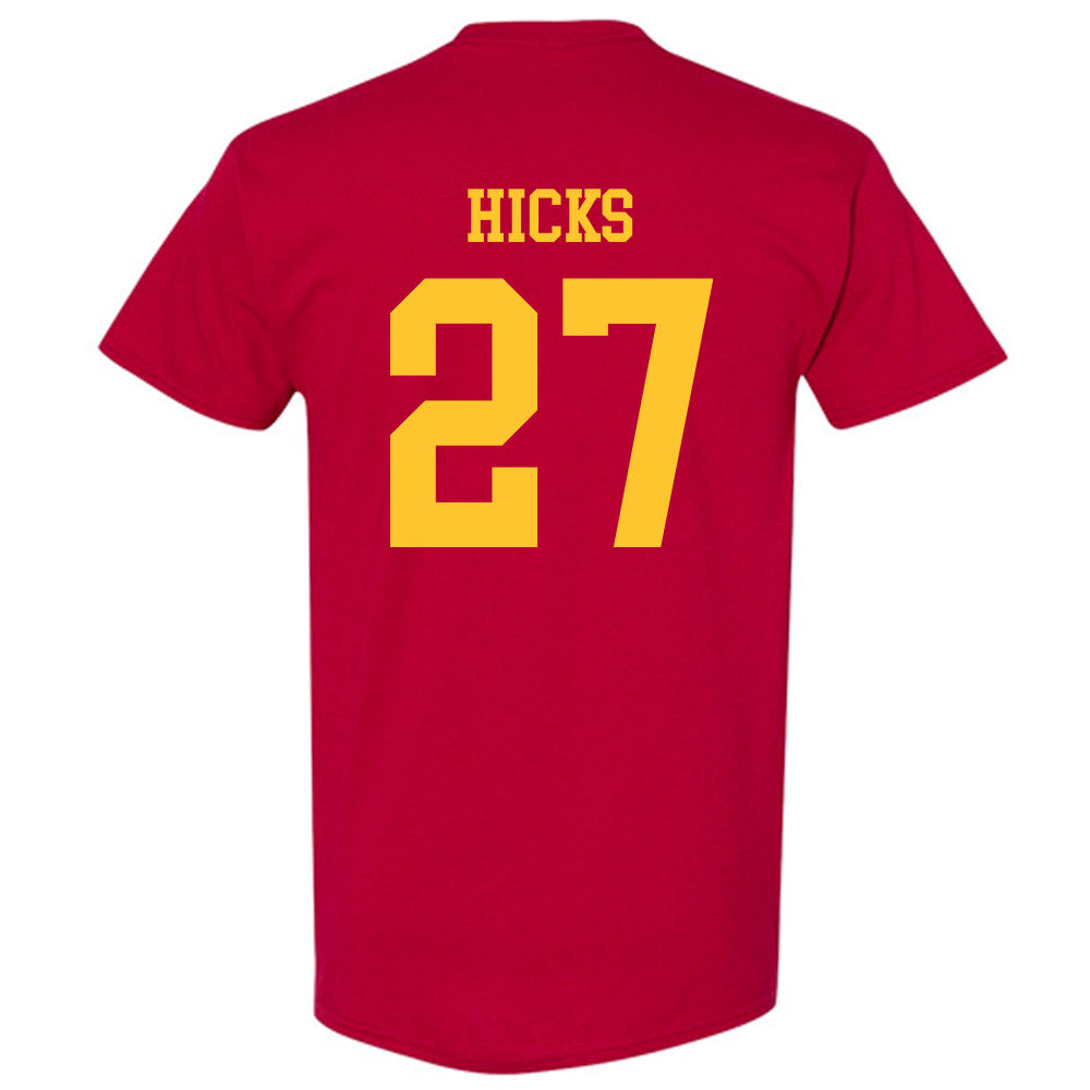 Iowa State - NCAA Football : LaMarcus Hicks - Sports Shersey T-Shirt-1