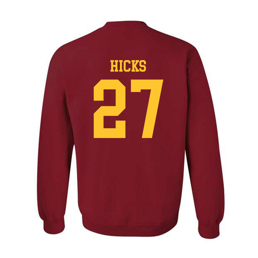 Iowa State - NCAA Football : LaMarcus Hicks - Sports Shersey Crewneck Sweatshirt-1