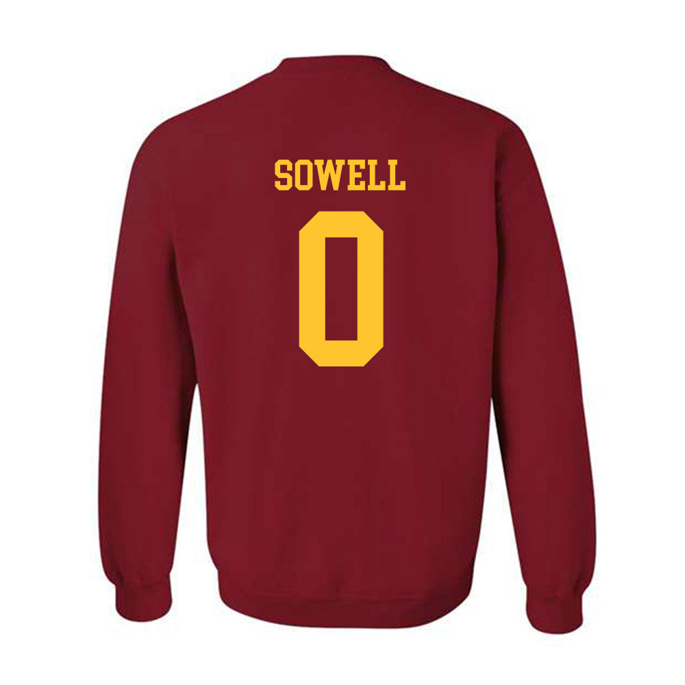 Iowa State - NCAA Football : Chase Sowell - Sports Shersey Crewneck Sweatshirt-1
