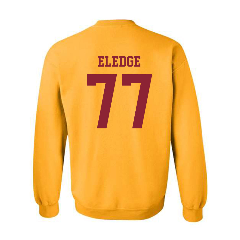 Iowa State - NCAA Football : Easton Eledge - Sports Shersey Crewneck Sweatshirt-1