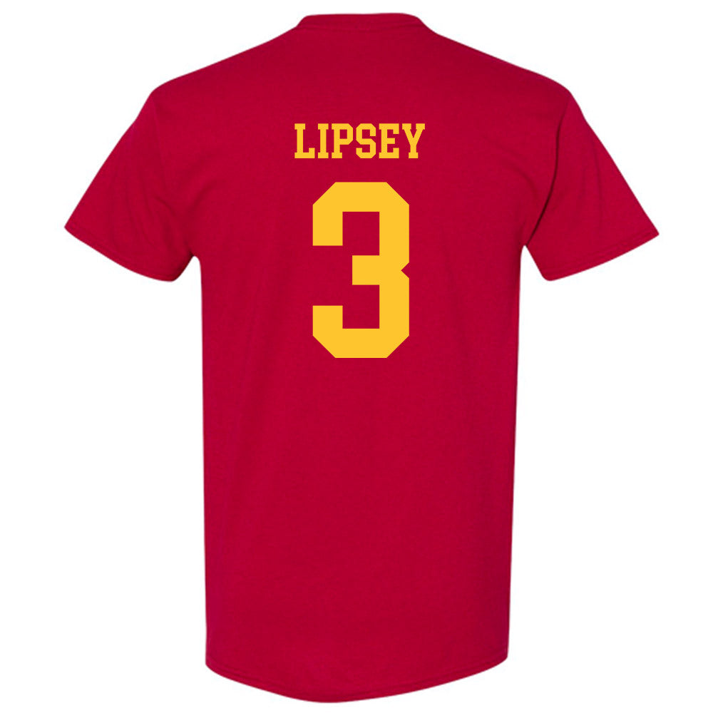 Iowa State - NCAA Men's Basketball : Tamin Lipsey - Sports Shersey T-Shirt-1