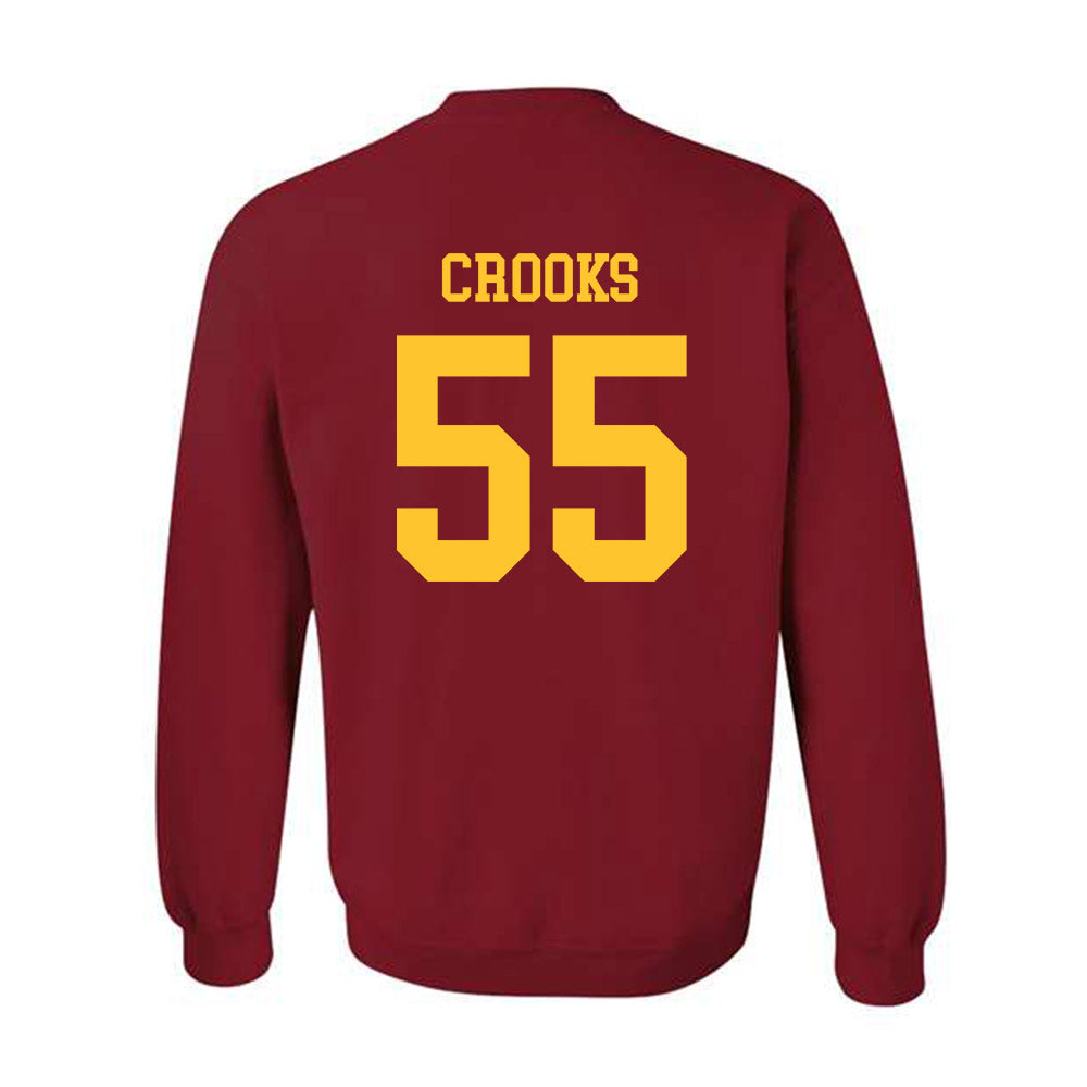 Iowa State - NCAA Women's Basketball : Audi Crooks - Sports Shersey Crewneck Sweatshirt-1