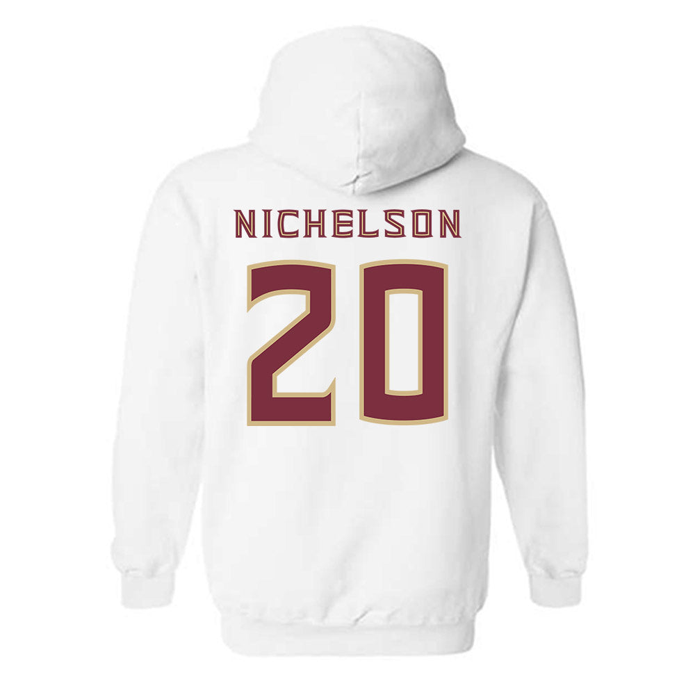 FSU - NCAA Football : Blake Nichelson - Replica Shersey Hooded Sweatshirt-1