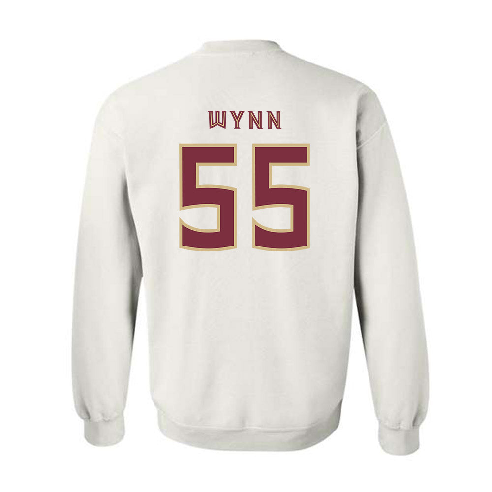 FSU - NCAA Football : Kevin Juju Wynn - Replica Shersey Crewneck Sweatshirt-1