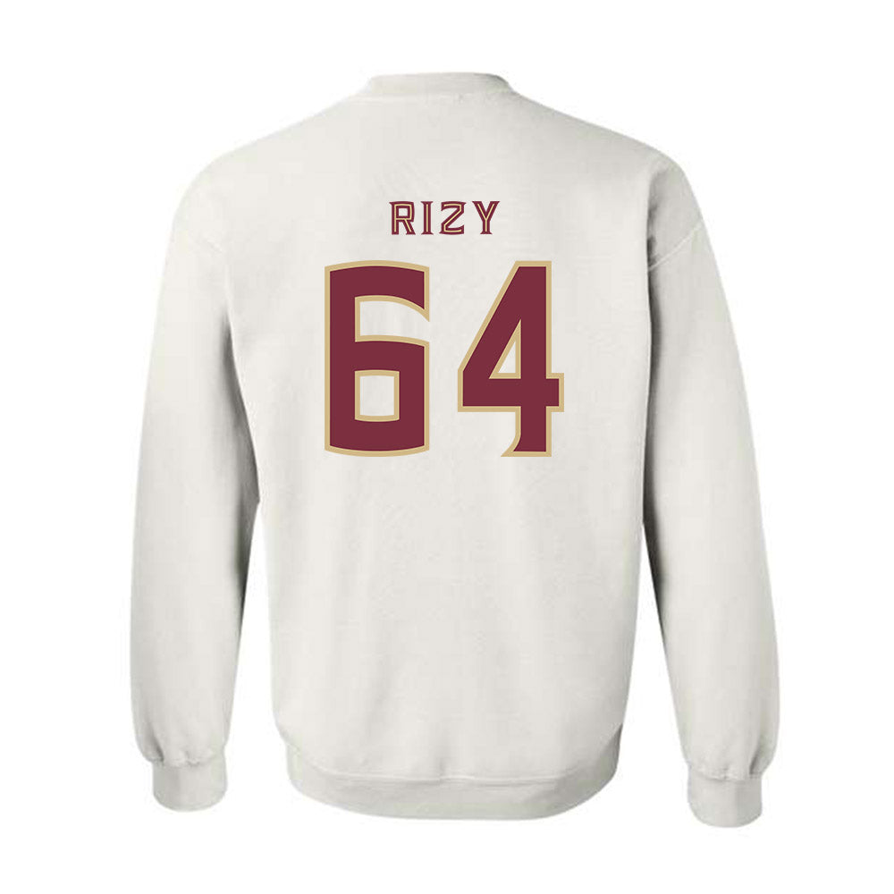 FSU - NCAA Football : Jacob Rizy - Replica Shersey Crewneck Sweatshirt-1