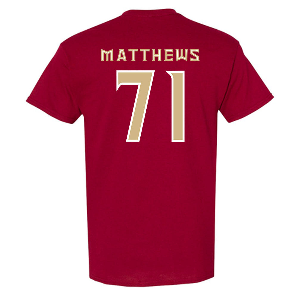 FSU - NCAA Football : JaElyne Matthews - Replica Shersey T-Shirt-1