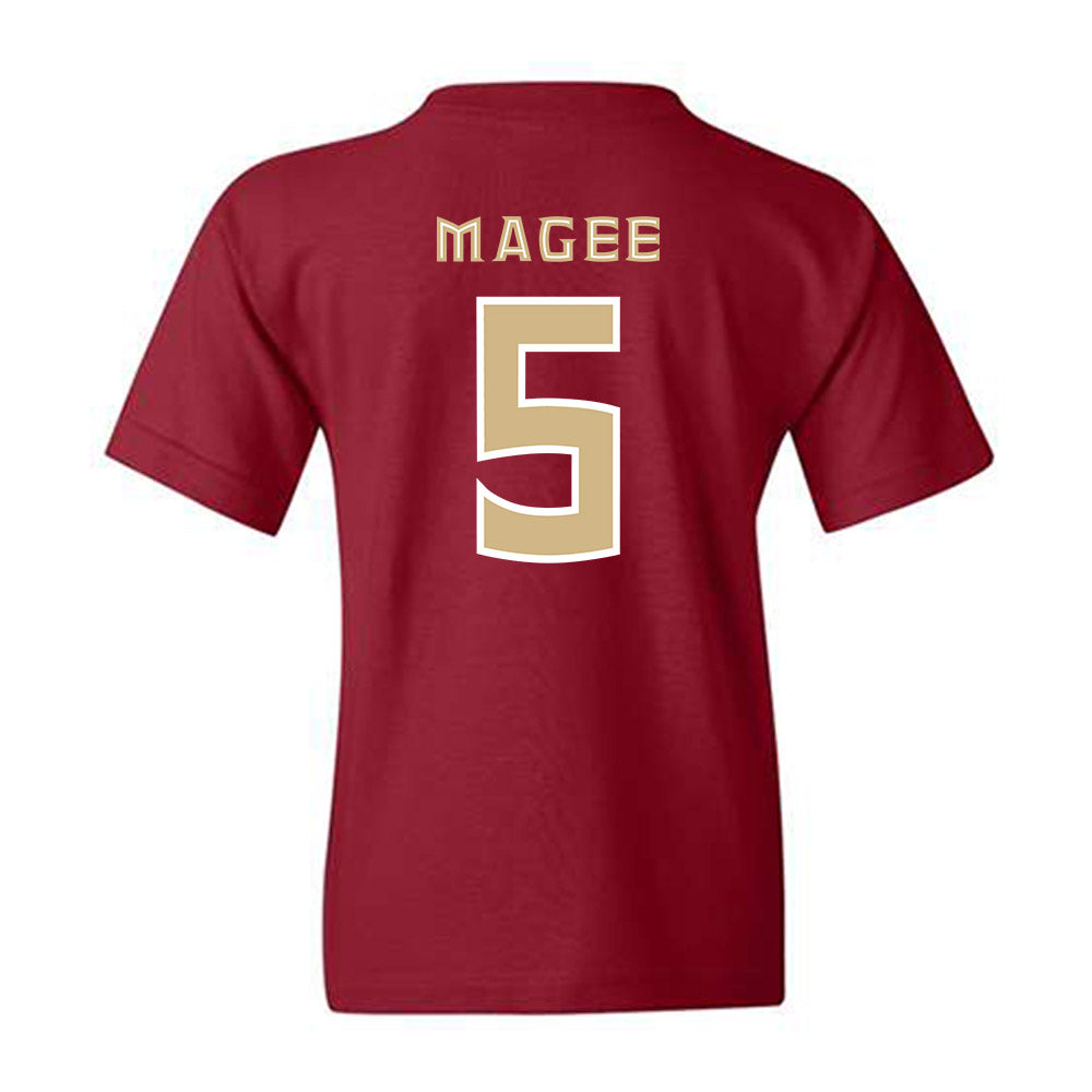 FSU - NCAA Men's Basketball : Kobe MaGee - Replica Shersey Youth T-Shirt-1
