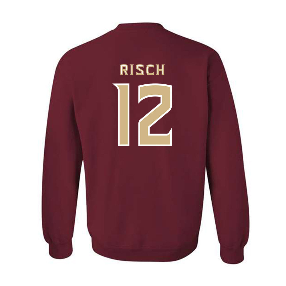 FSU - NCAA Women's Basketball : Emma Risch - Replica Shersey Crewneck Sweatshirt-1