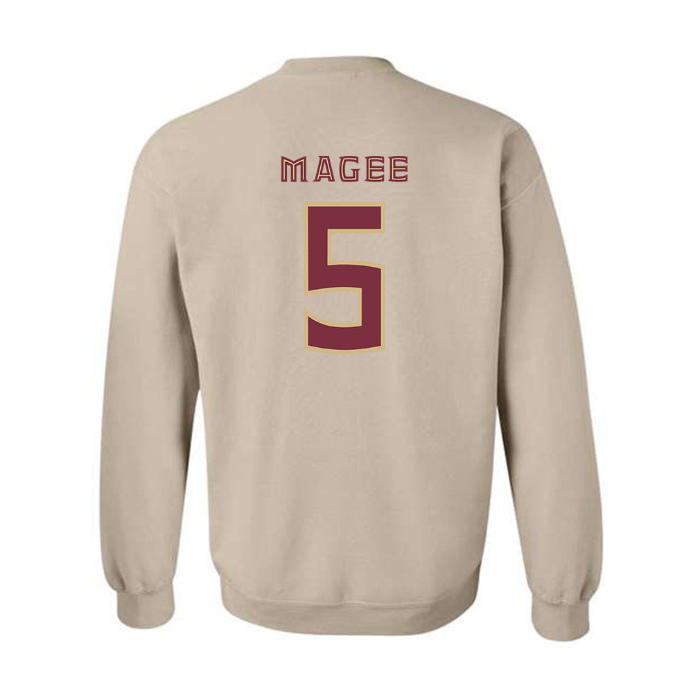 FSU - NCAA Men's Basketball : Kobe MaGee - Replica Shersey Crewneck Sweatshirt-1