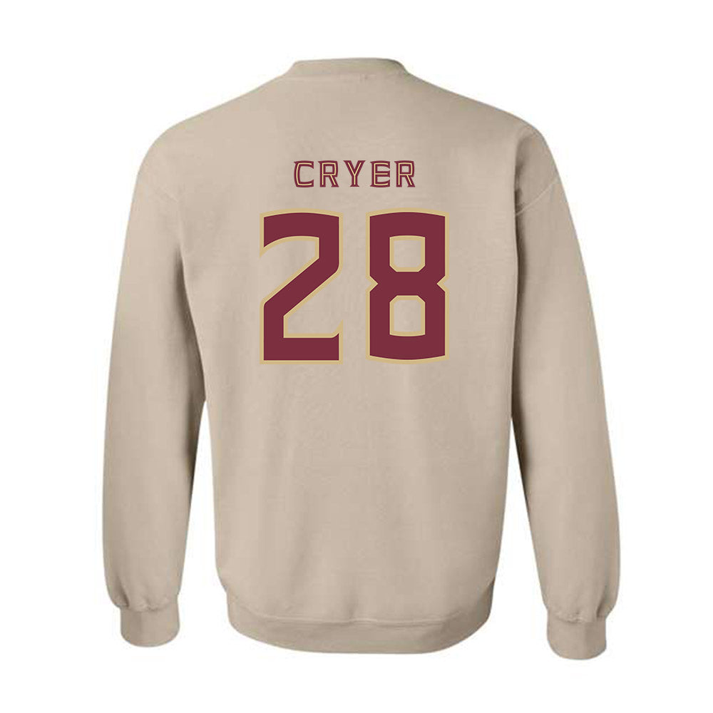 FSU - NCAA Football : Justin Cryer - Replica Shersey Crewneck Sweatshirt