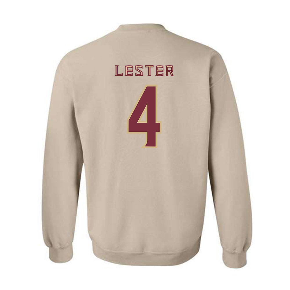 FSU - NCAA Football : Charles Lester - Replica Shersey Crewneck Sweatshirt
