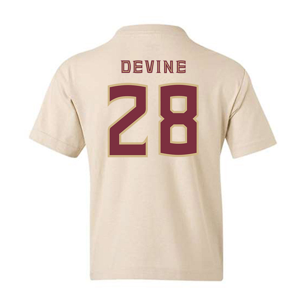 FSU - NCAA Women's Lacrosse : Aine Devine - Replica Shersey Youth T-Shirt-1