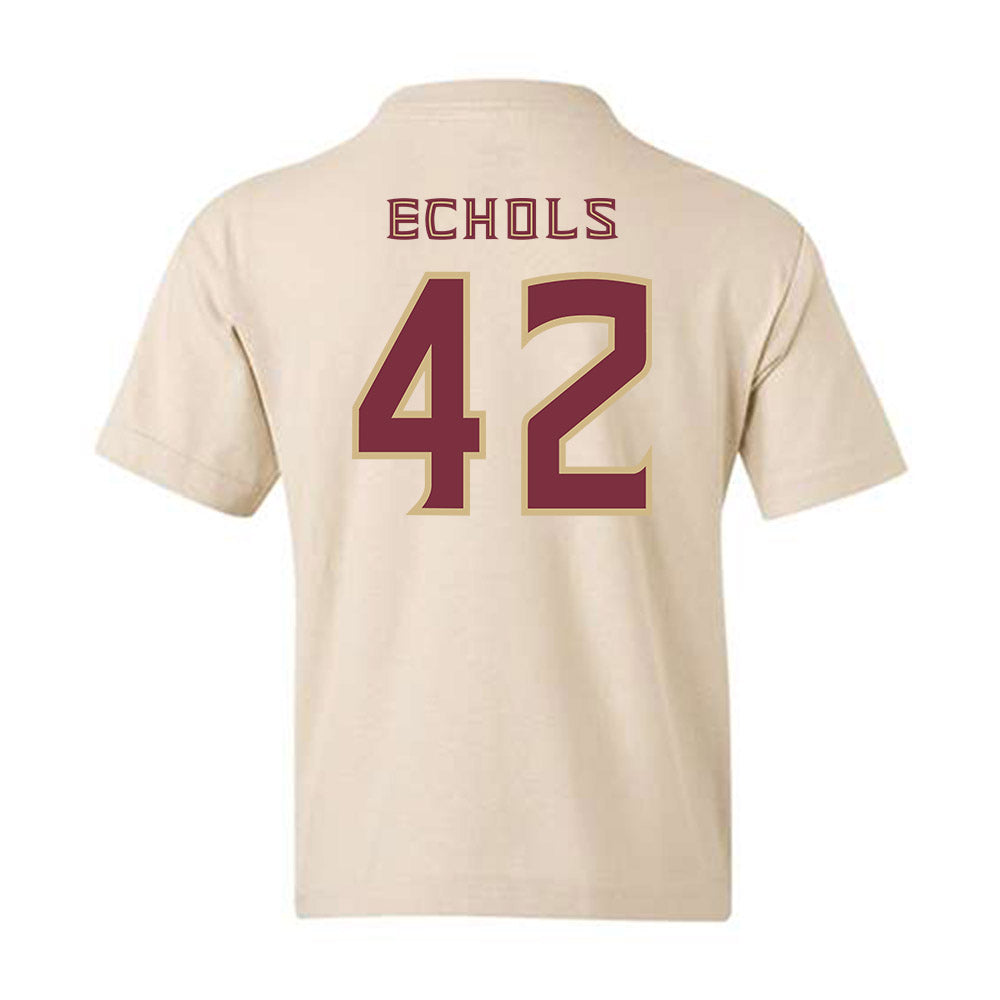 FSU - NCAA Baseball : Jacob Echols - Replica Shersey Youth T-Shirt-1