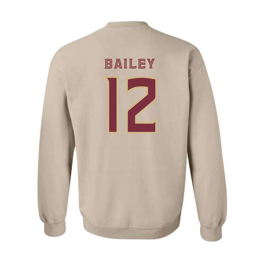 FSU - NCAA Baseball : Myles Bailey - Replica Shersey Crewneck Sweatshirt-1