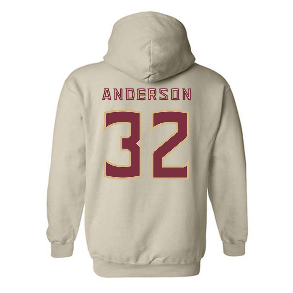 FSU - NCAA Football : Jalen Anderson - Replica Shersey Hooded Sweatshirt-1