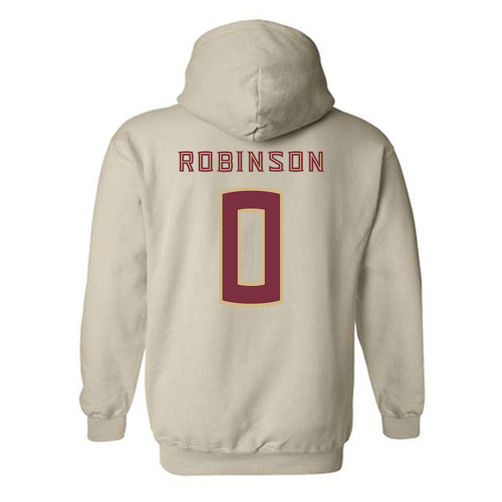 FSU - NCAA Football : Duce Robinson - Replica Shersey Hooded Sweatshirt-1