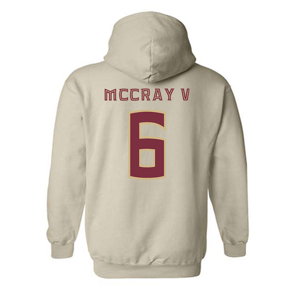 FSU - NCAA Men's Basketball : Robert McCray V - Replica Shersey Hooded Sweatshirt-1