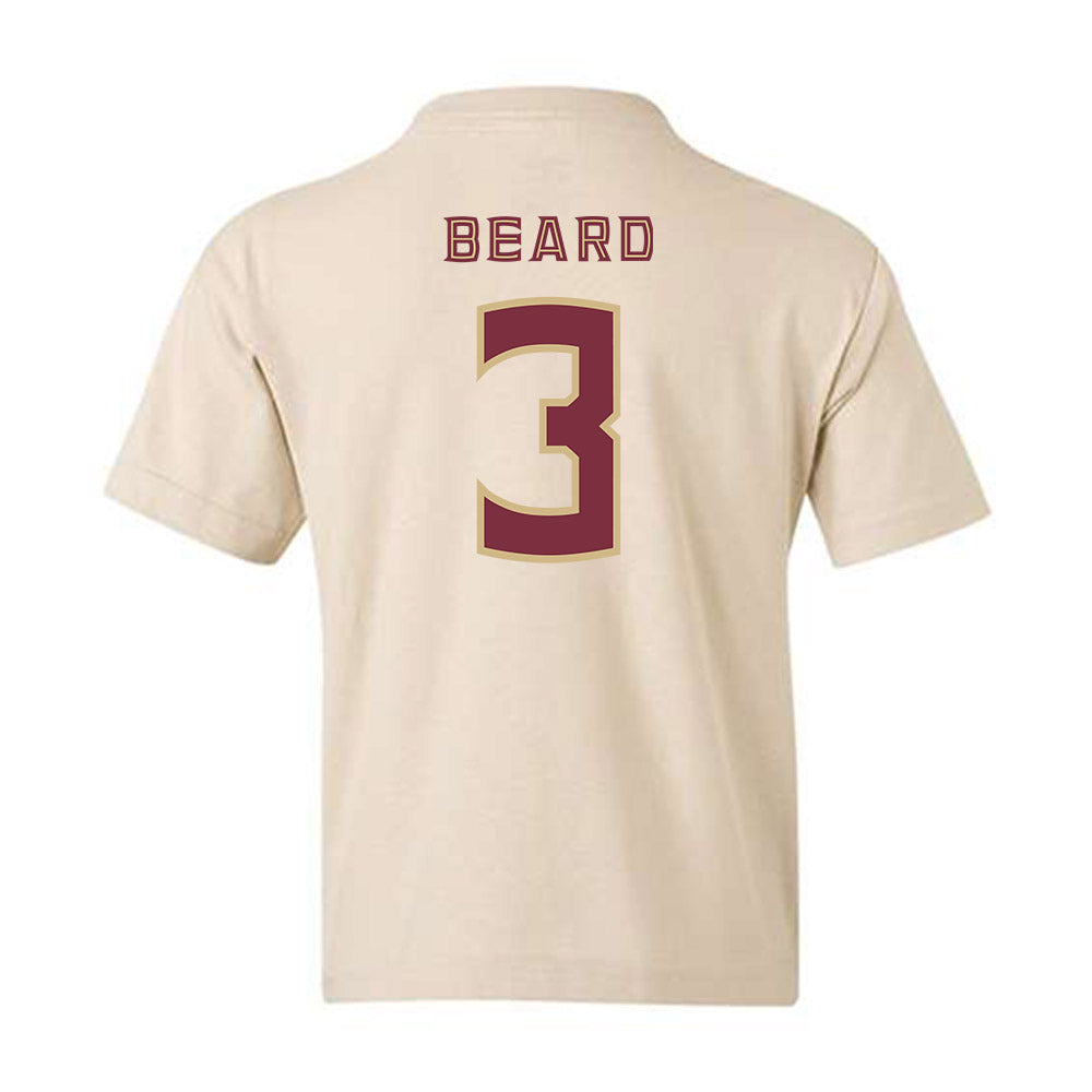 FSU - NCAA Baseball : Trey Beard - Replica Shersey Youth T-Shirt-1