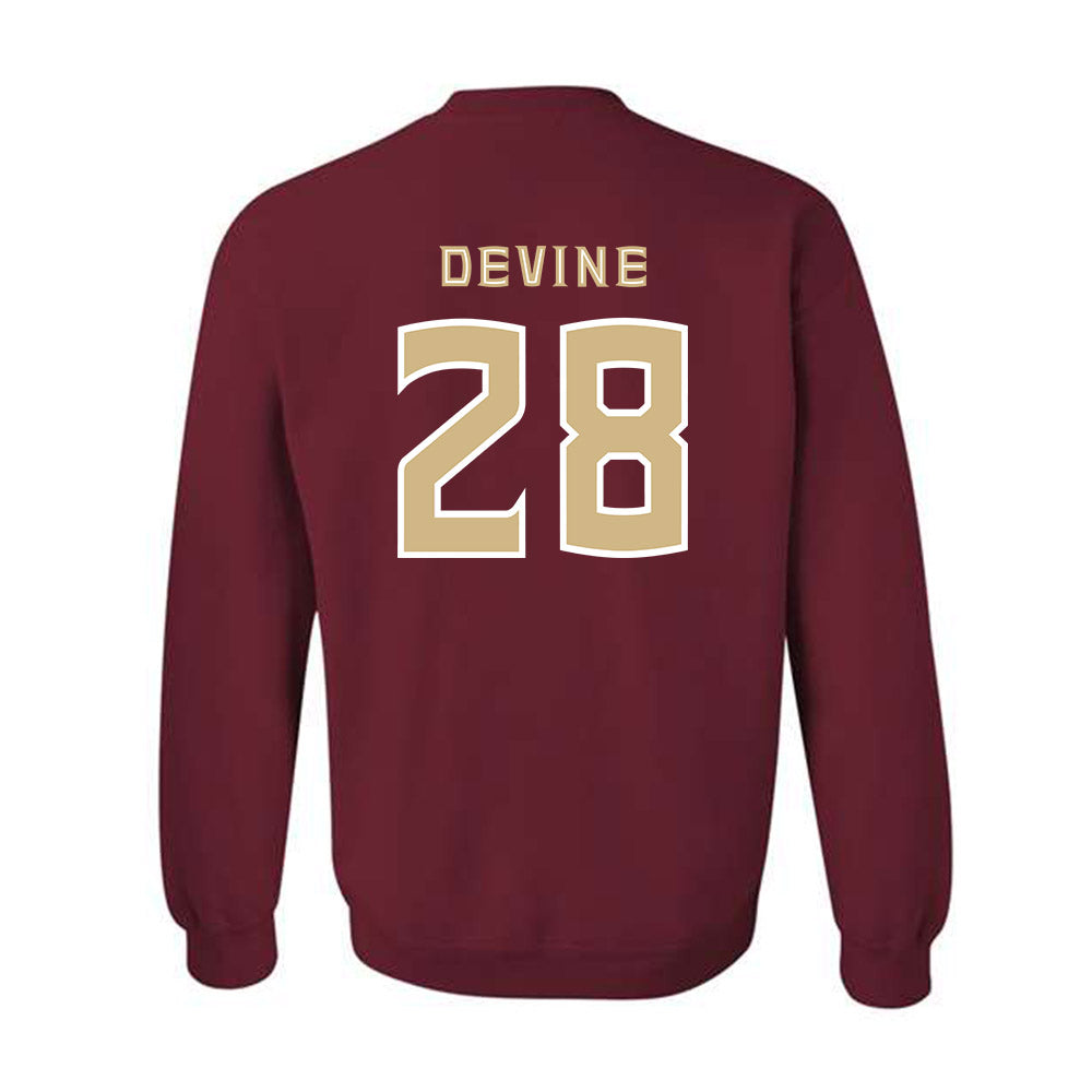 FSU - NCAA Women's Lacrosse : Aine Devine - Replica Shersey Crewneck Sweatshirt-1