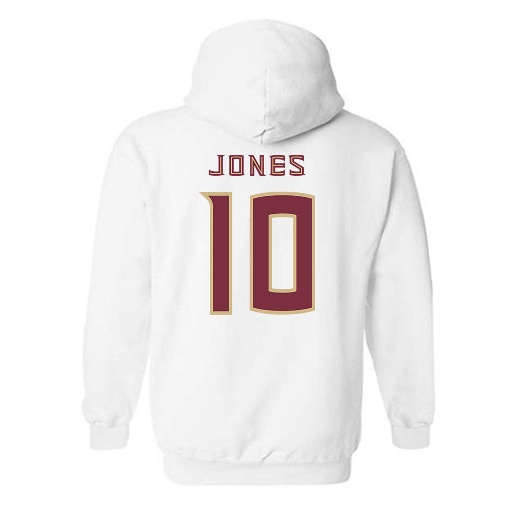 FSU - NCAA Men's Basketball : Lajae Jones - Replica Shersey Hooded Sweatshirt-1