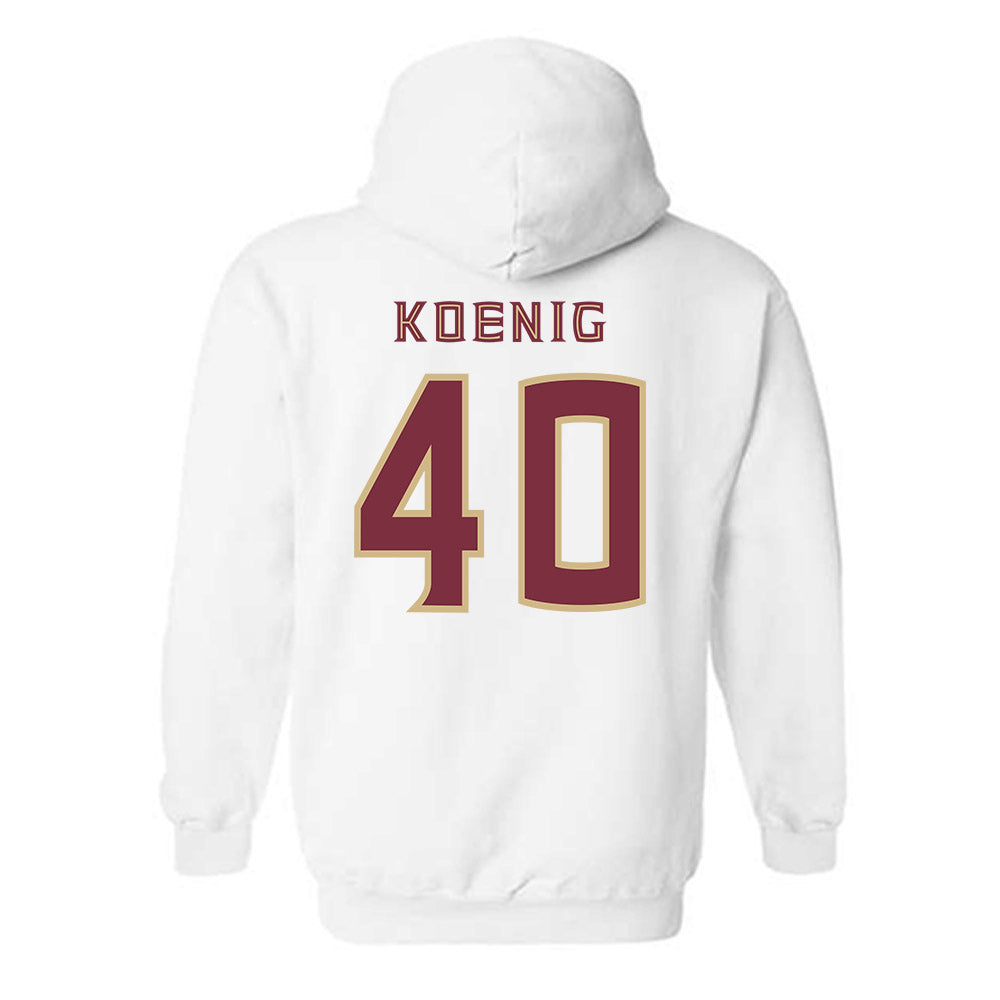 FSU - NCAA Beach Volleyball : Audrey Koenig - Replica Shersey Hooded Sweatshirt-1