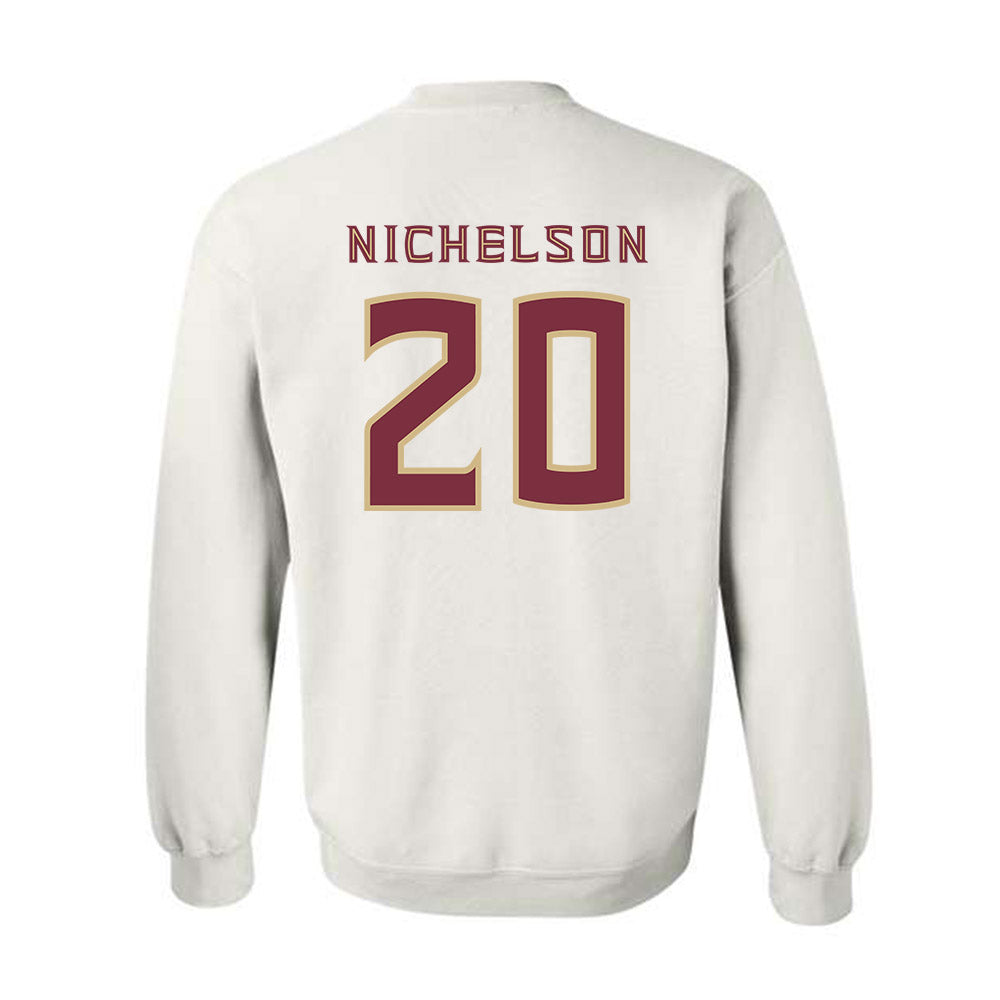 FSU - NCAA Football : Blake Nichelson - Replica Shersey Crewneck Sweatshirt-1