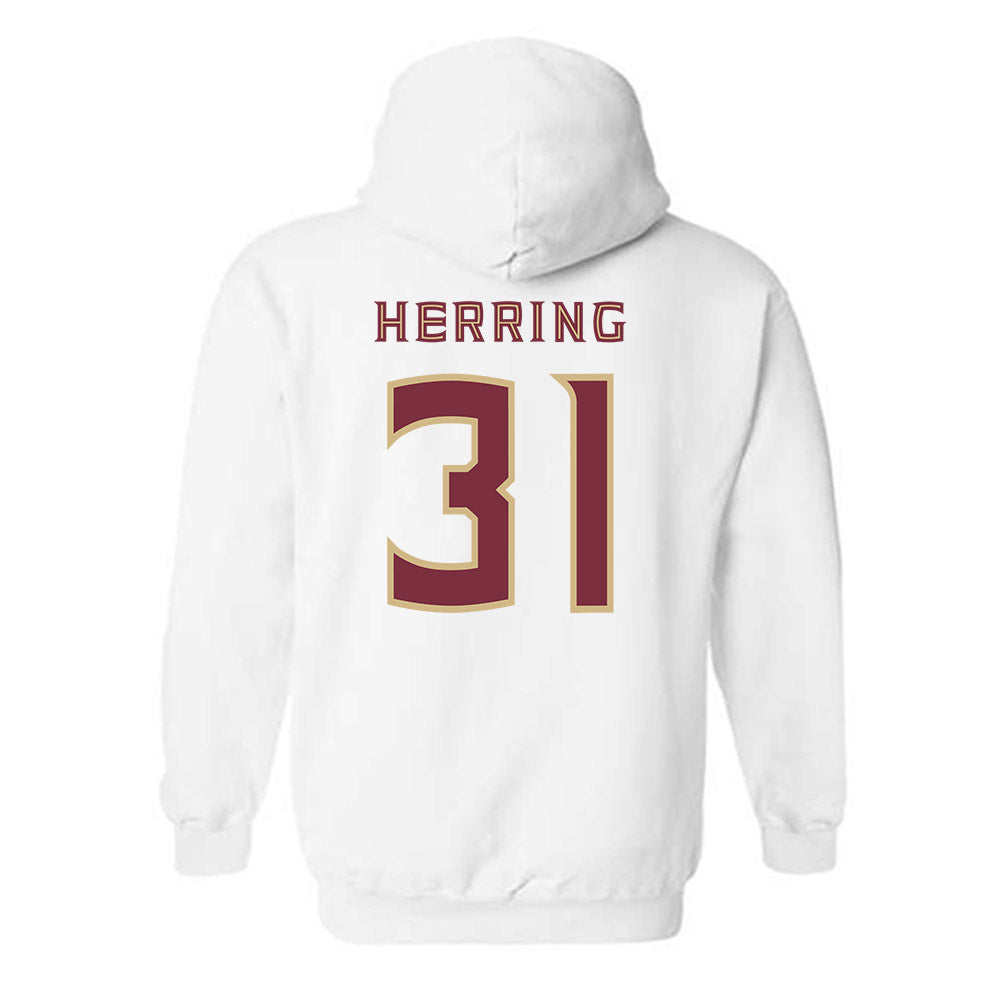 FSU - NCAA Football : Elijah Herring - Replica Shersey Hooded Sweatshirt-1