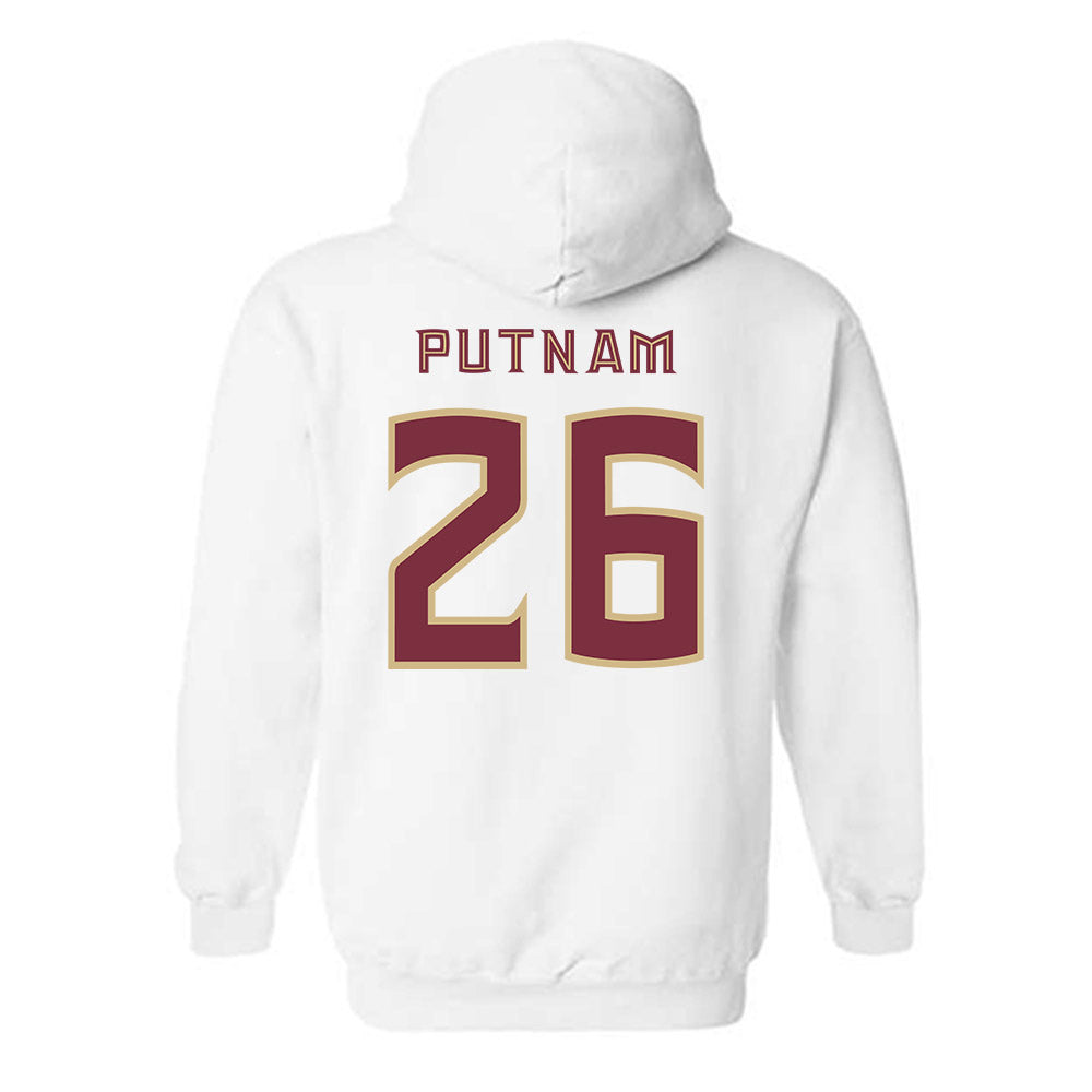FSU - NCAA Baseball : Eli Putnam - Replica Shersey Hooded Sweatshirt-1