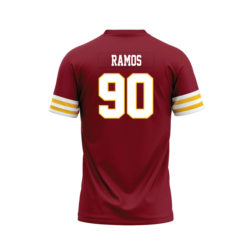 Iowa State - NCAA Football : Jareb Ramos - Cardinal Premium Football Jersey-1