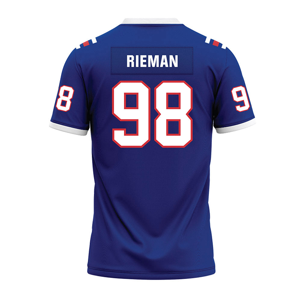 LA Tech - NCAA Football : Donovan Rieman - Premium Football Jersey-1