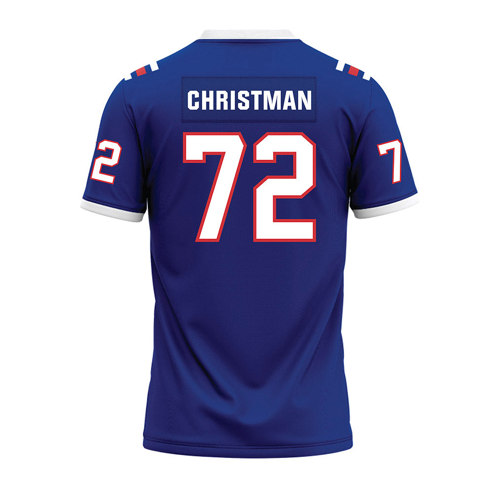 LA Tech - NCAA Football : Hayden Christman - Premium Football Jersey