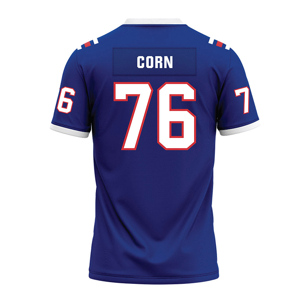 LA Tech - NCAA Football : Cyler Corn - Premium Football Jersey-1